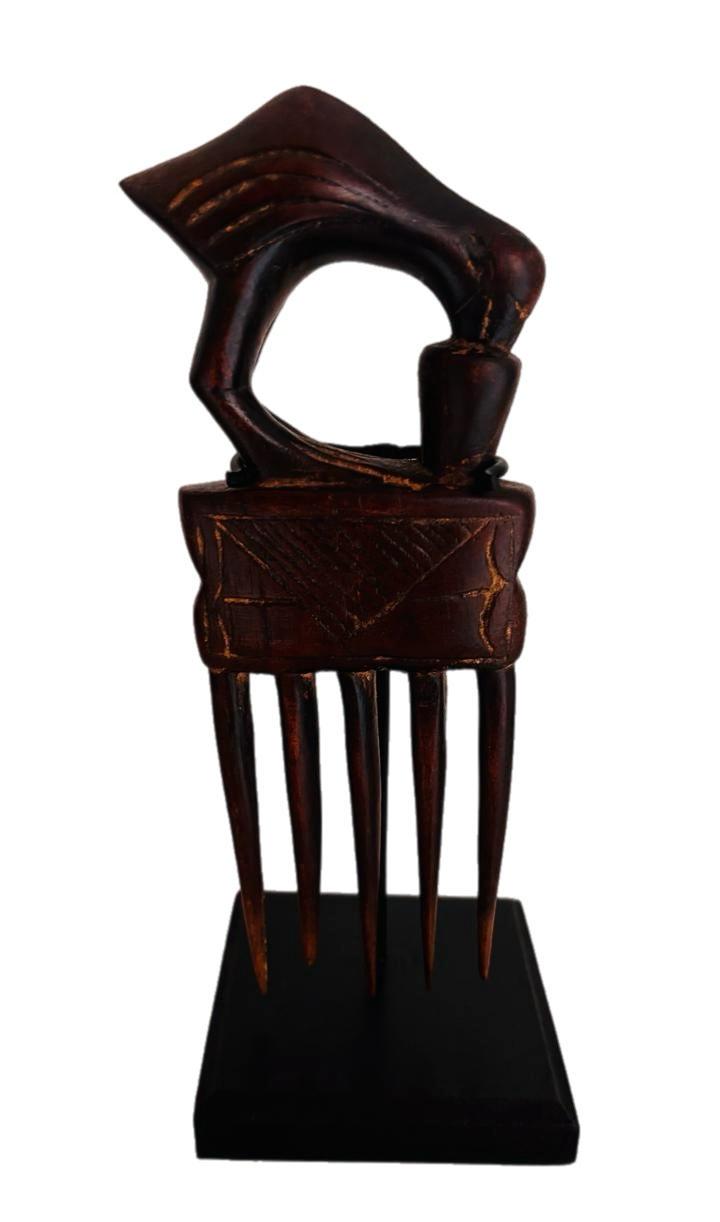 Baule afro wooden comb